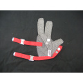 Steel Chain Mail Protective 3 Finger Work Glove